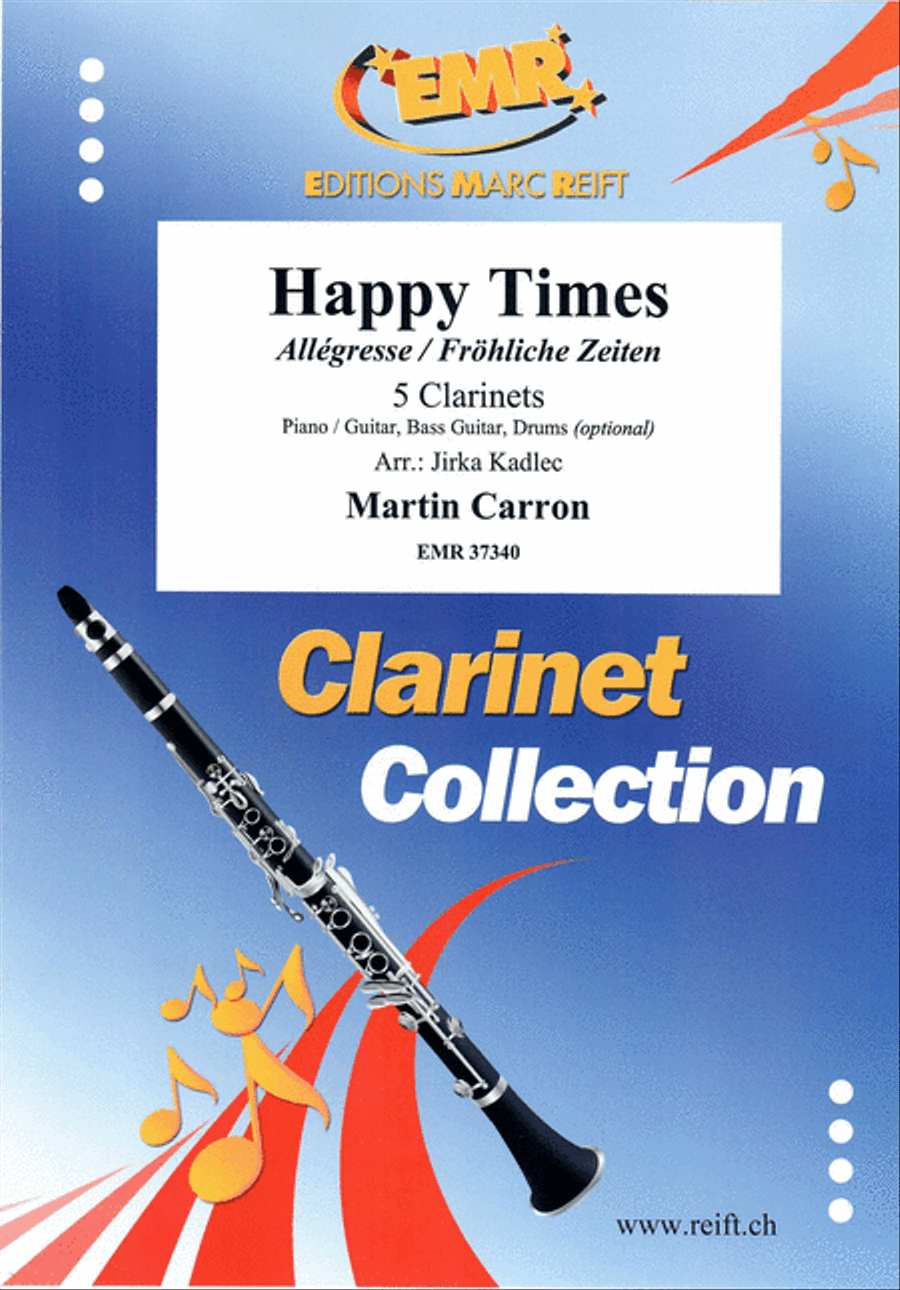 Happy Times Clarinet scores gallery preview page 1