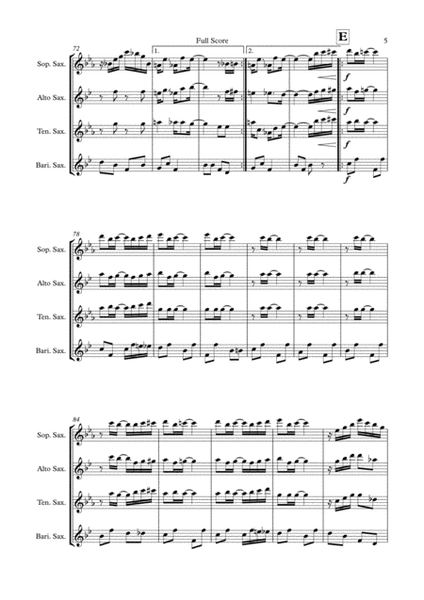 Easy Winners for Saxophone Quartet (SATB) image number null