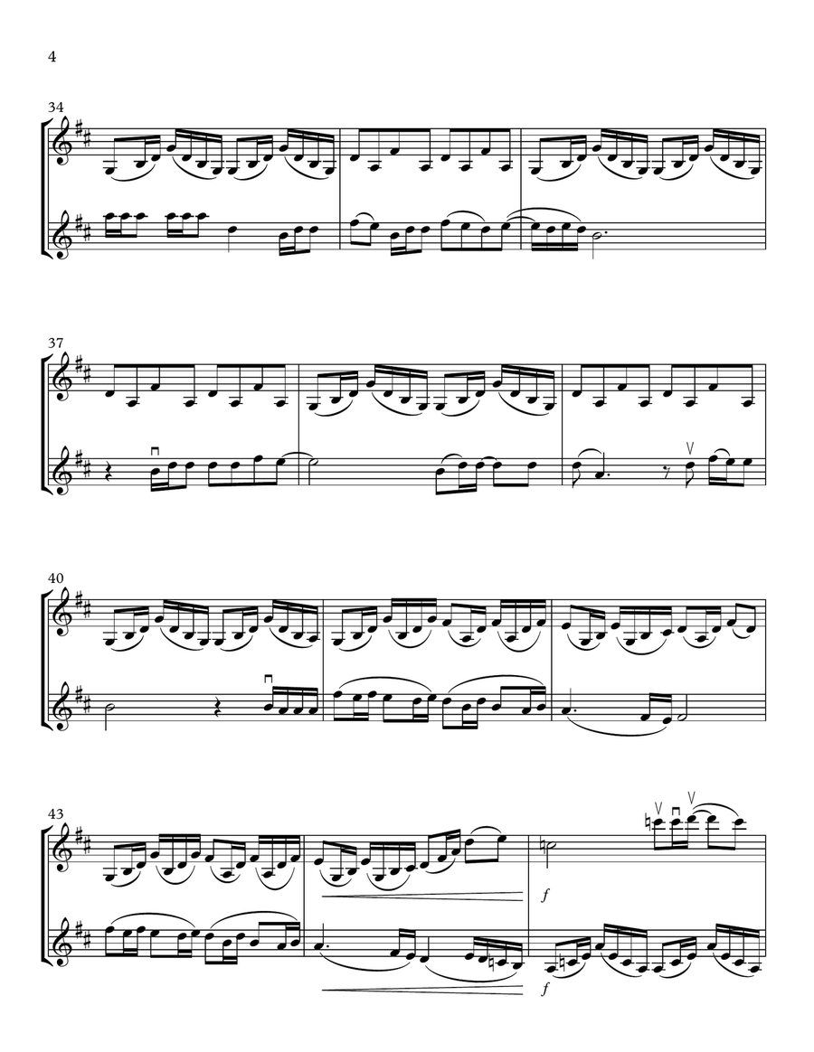 Invisible String String Duet scores gallery preview page 4