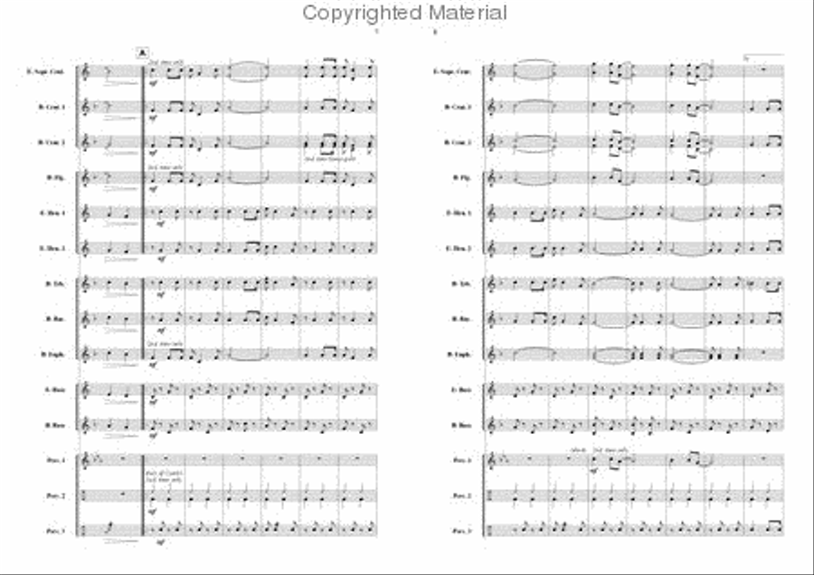 Let's Celebrate Let's Celebrate Brass Band scores gallery preview page 4