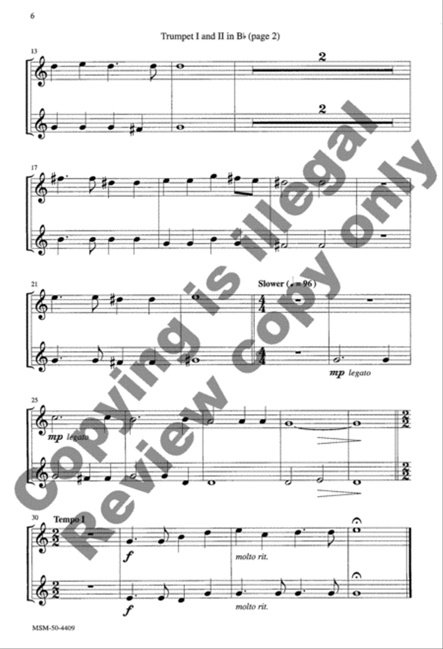 Christians, Rejoice! 4-Part scores gallery preview page 13