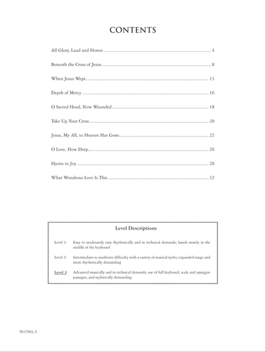 O Love, How Deep Piano Solo scores gallery preview page 3