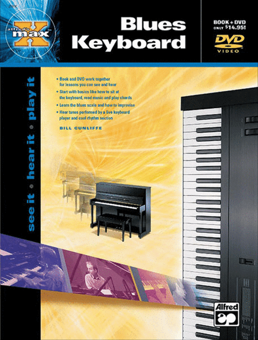 Alfred's MAX Blues Keyboard Piano Method scores gallery preview page 1