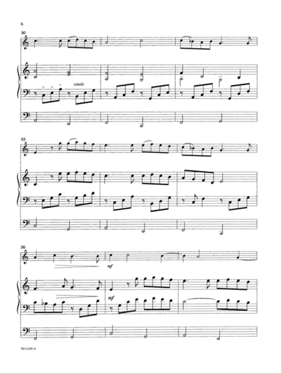 Wedding Classics for Trumpet and Organ Trumpet scores gallery preview page 32