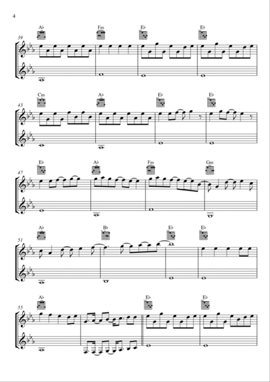 The Climb Acoustic Guitar scores gallery preview page 4