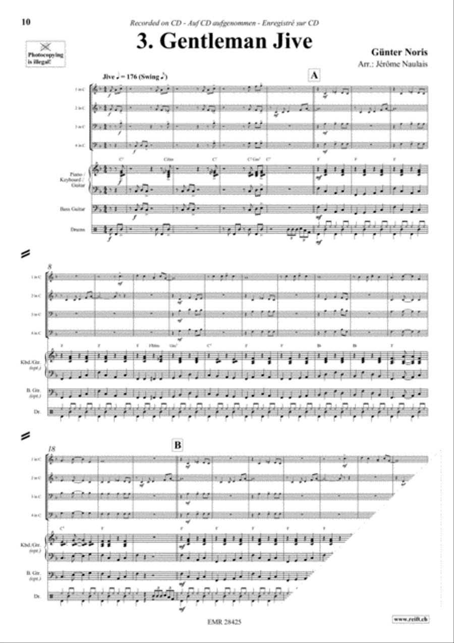 Let's Dance Volume 1 Let's Dance Volume 1 Woodwind Quartet scores gallery preview page 5