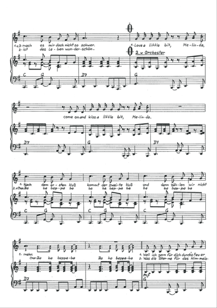 Love A Little Bit (Melinda) Piano, Vocal scores gallery preview page 4