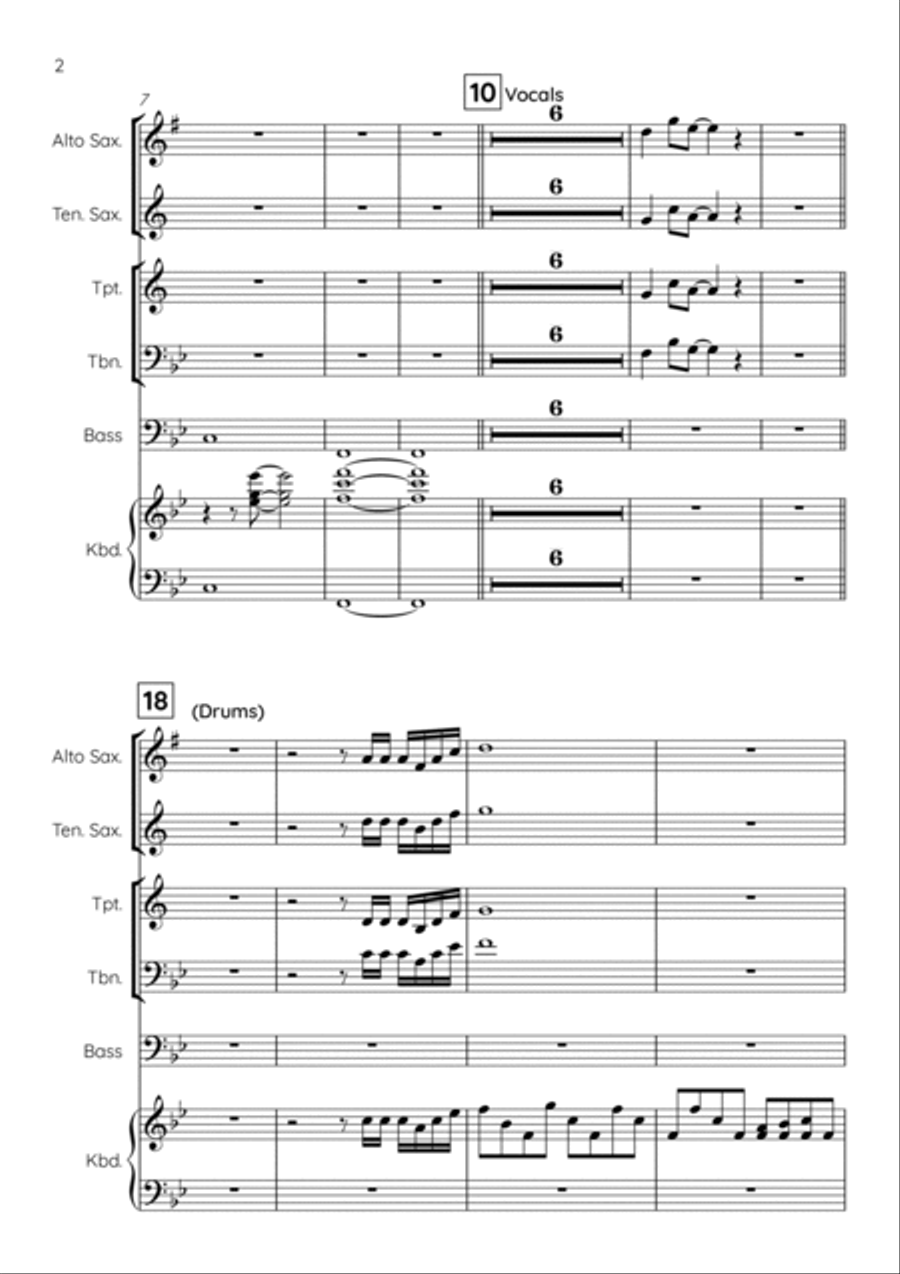 Video Killed The Radio Star Voice scores gallery preview page 4