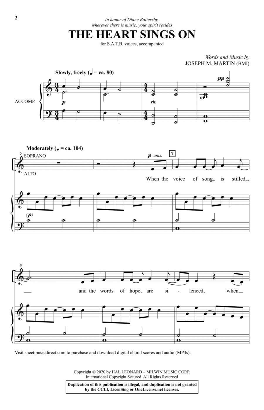 The Heart Sings On