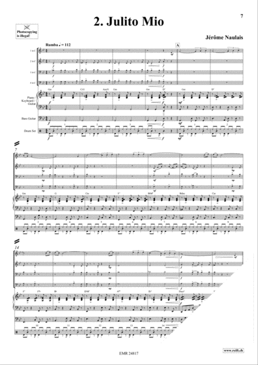 Play With Your Band Volume 3 Woodwind Quartet scores gallery preview page 5