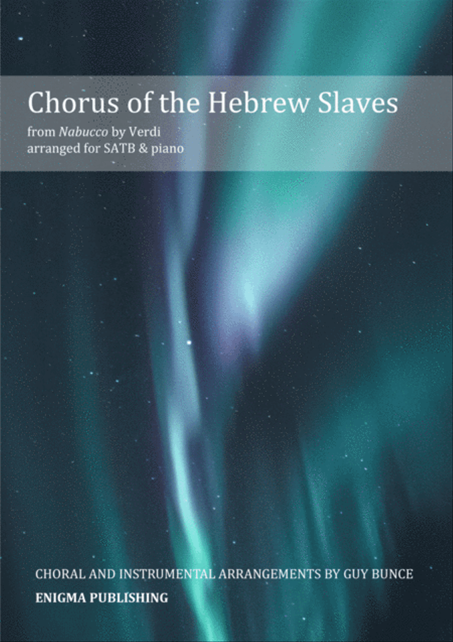 Chorus of the Hebrew Slaves (SATB) 4-Part scores gallery preview page 1