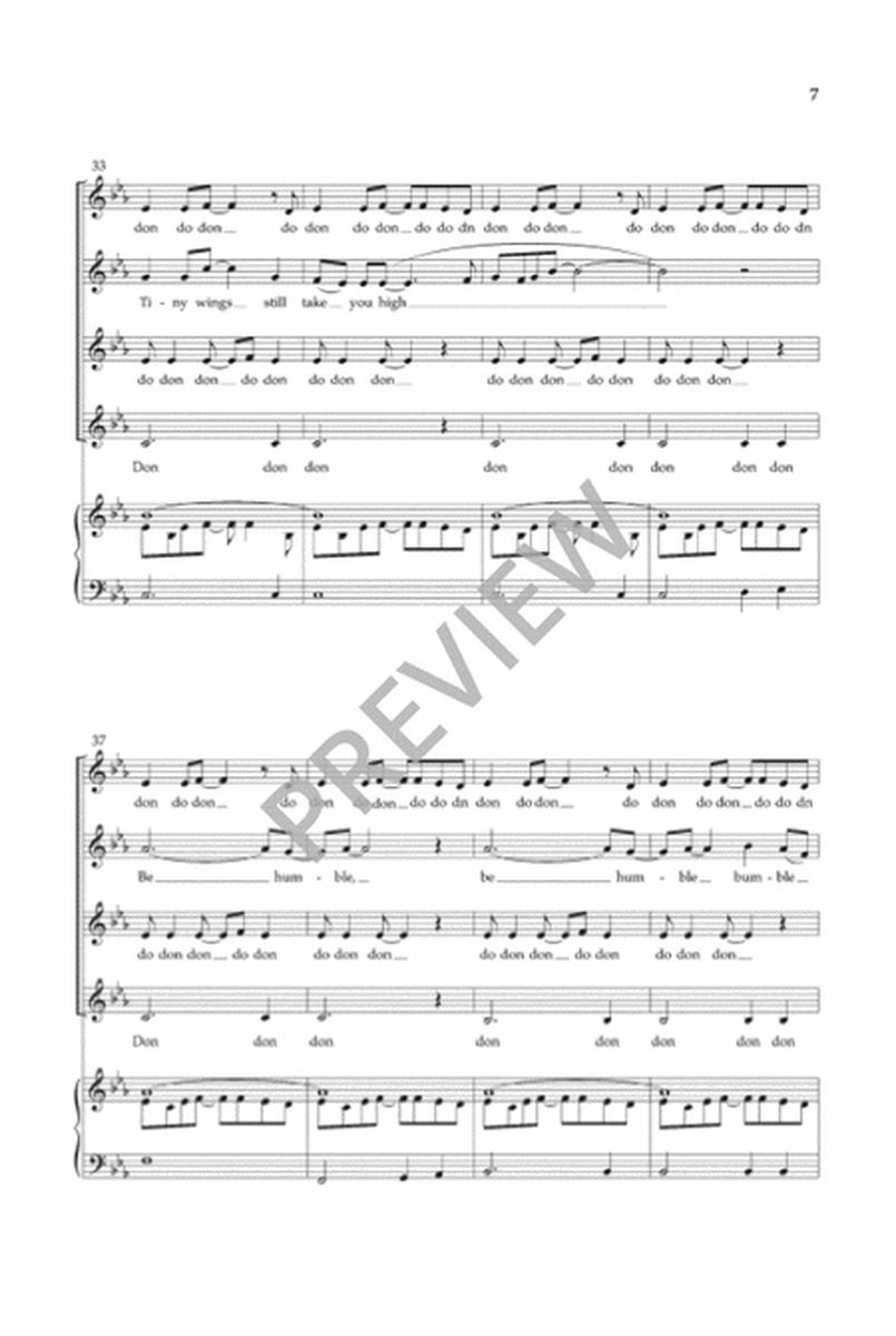 Bumble Bee - SSAA (Vocal Score) image number null