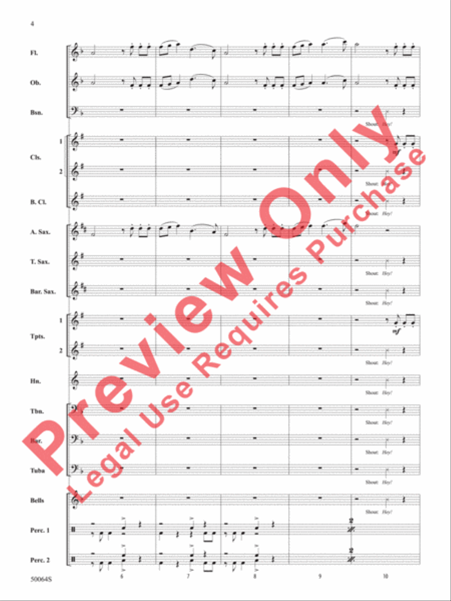 A Taylor Swift Duo Concert Band scores gallery preview page 5