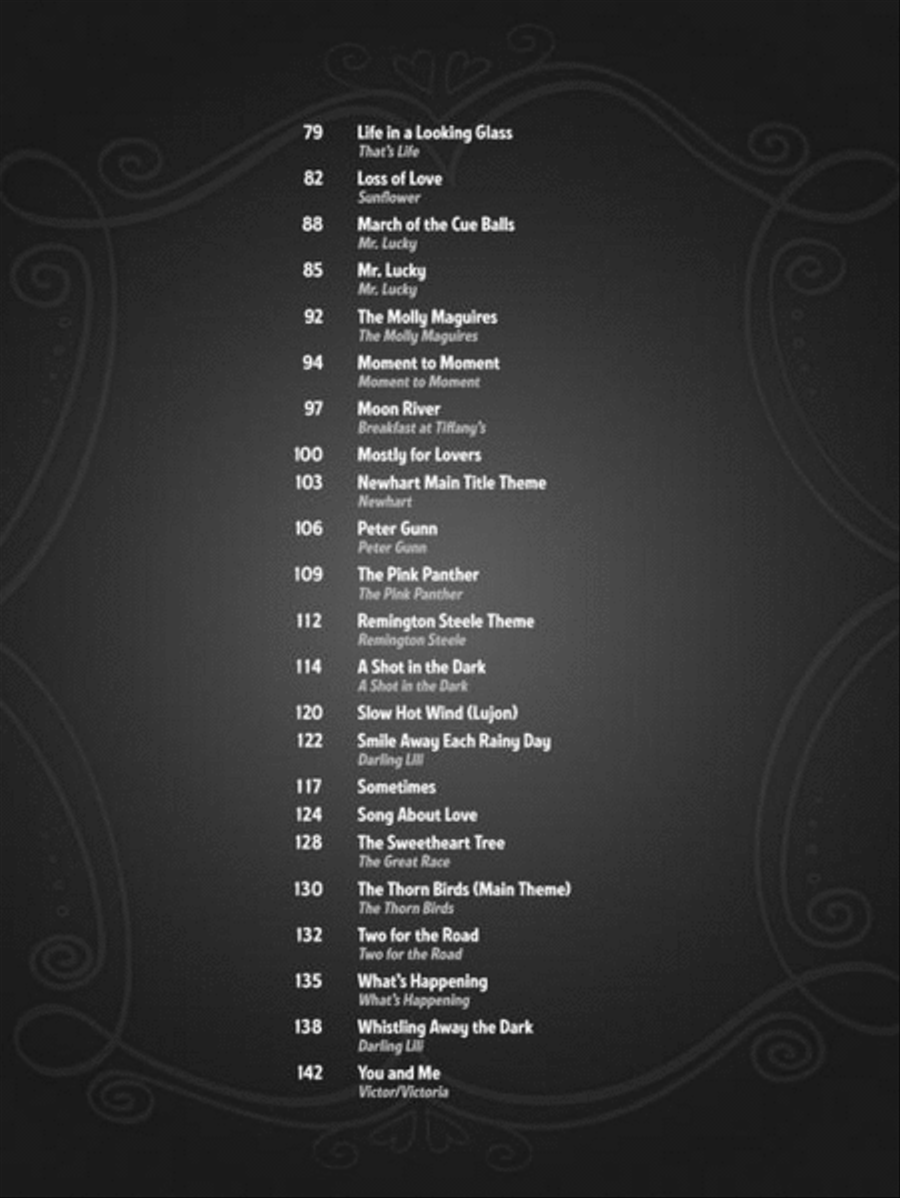 The Henry Mancini Collection Piano, Vocal, Guitar scores gallery preview page 4