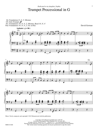 Trumpet Processional in G (Downloadable)