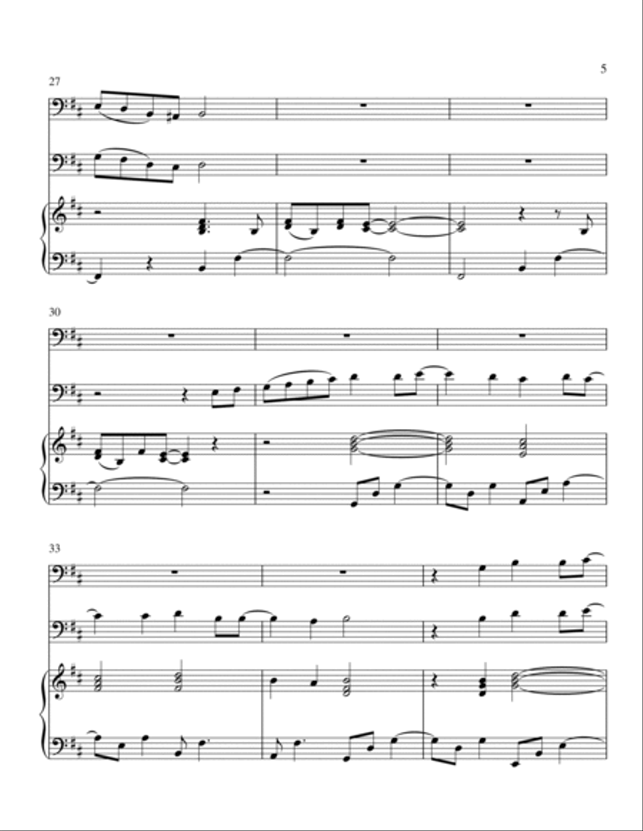 Mary, Did You Know? Small Ensemble scores gallery preview page 5