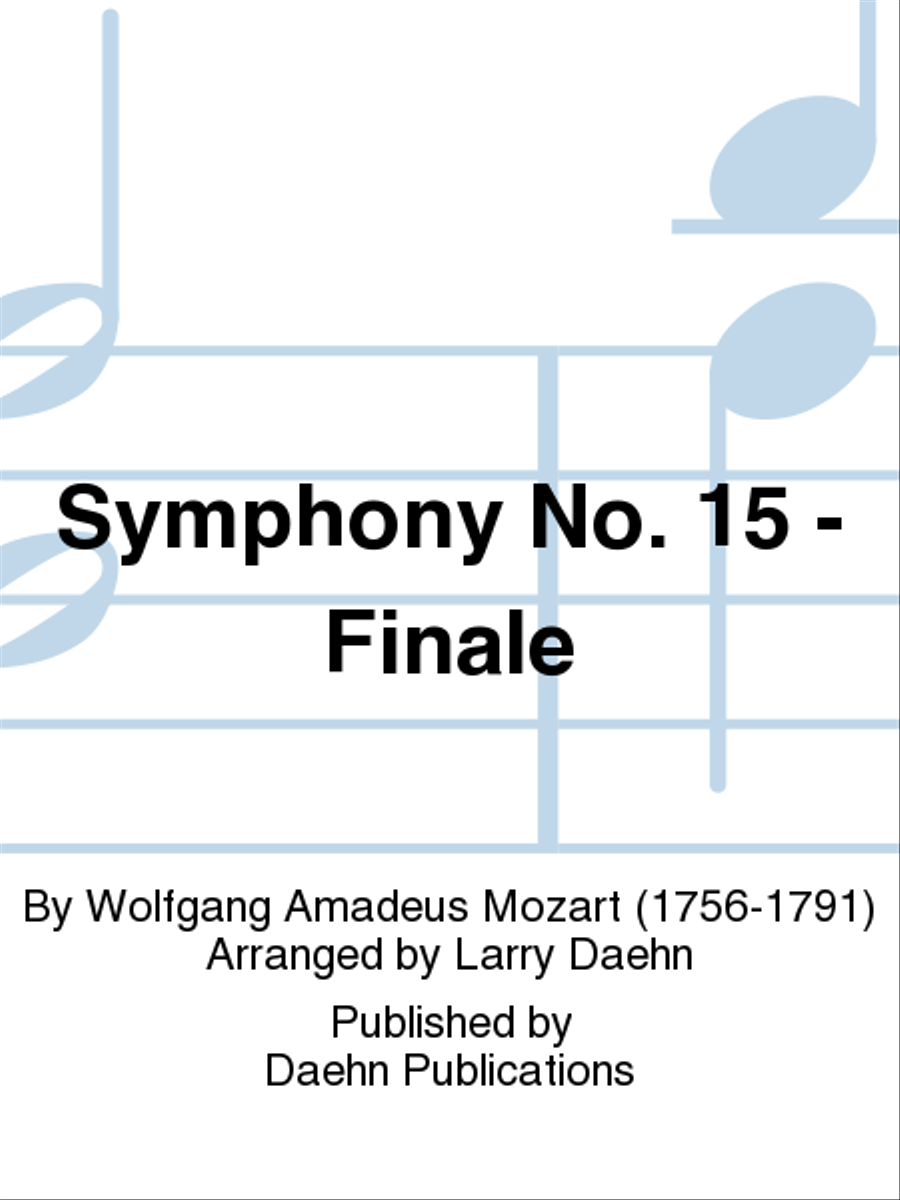 Symphony No. 15 - Finale Concert Band scores gallery preview page 1