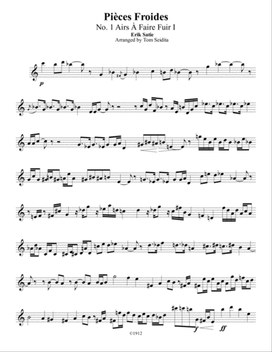 Pieces Froides for Guitar and Flute Duet Pieces Froides for Guitar and Flute Duet Flute scores gallery preview page 5