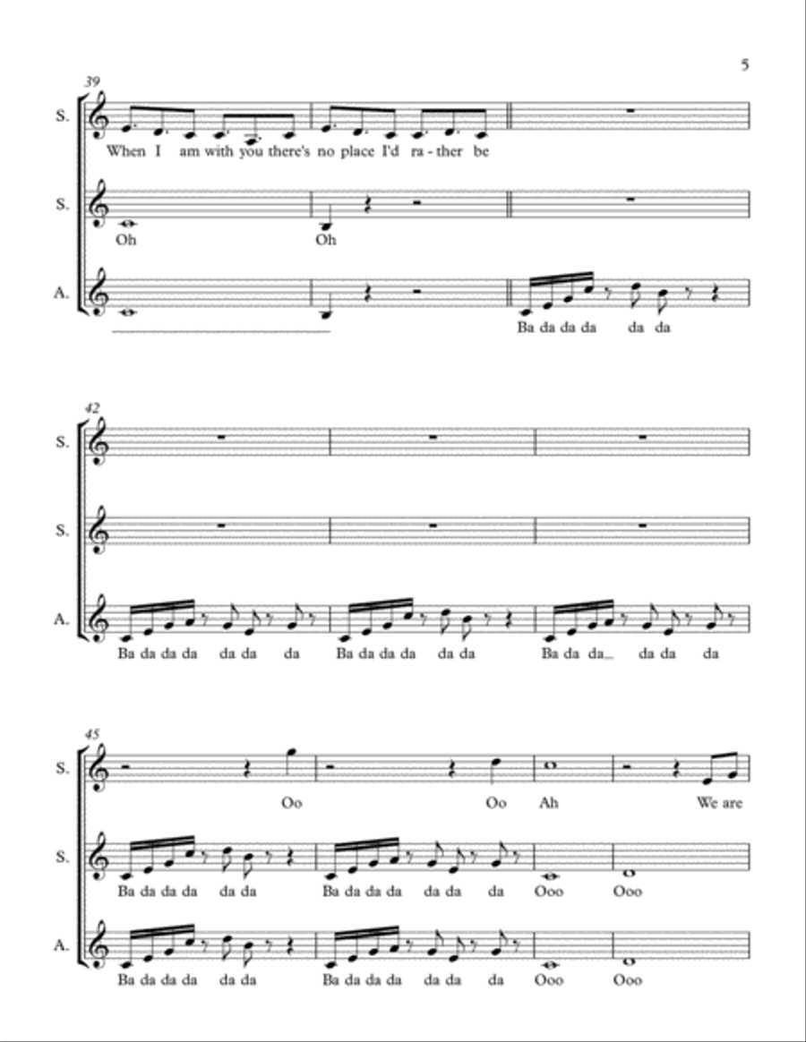 Rather Be Rather Be SSA scores gallery preview page 5