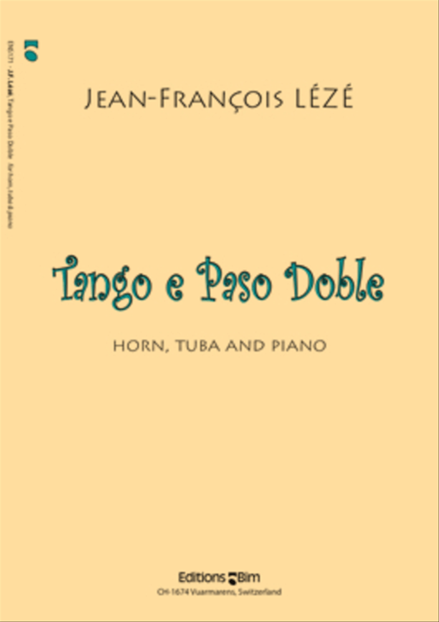 Tango and Paso Doble Horn scores gallery preview page 1