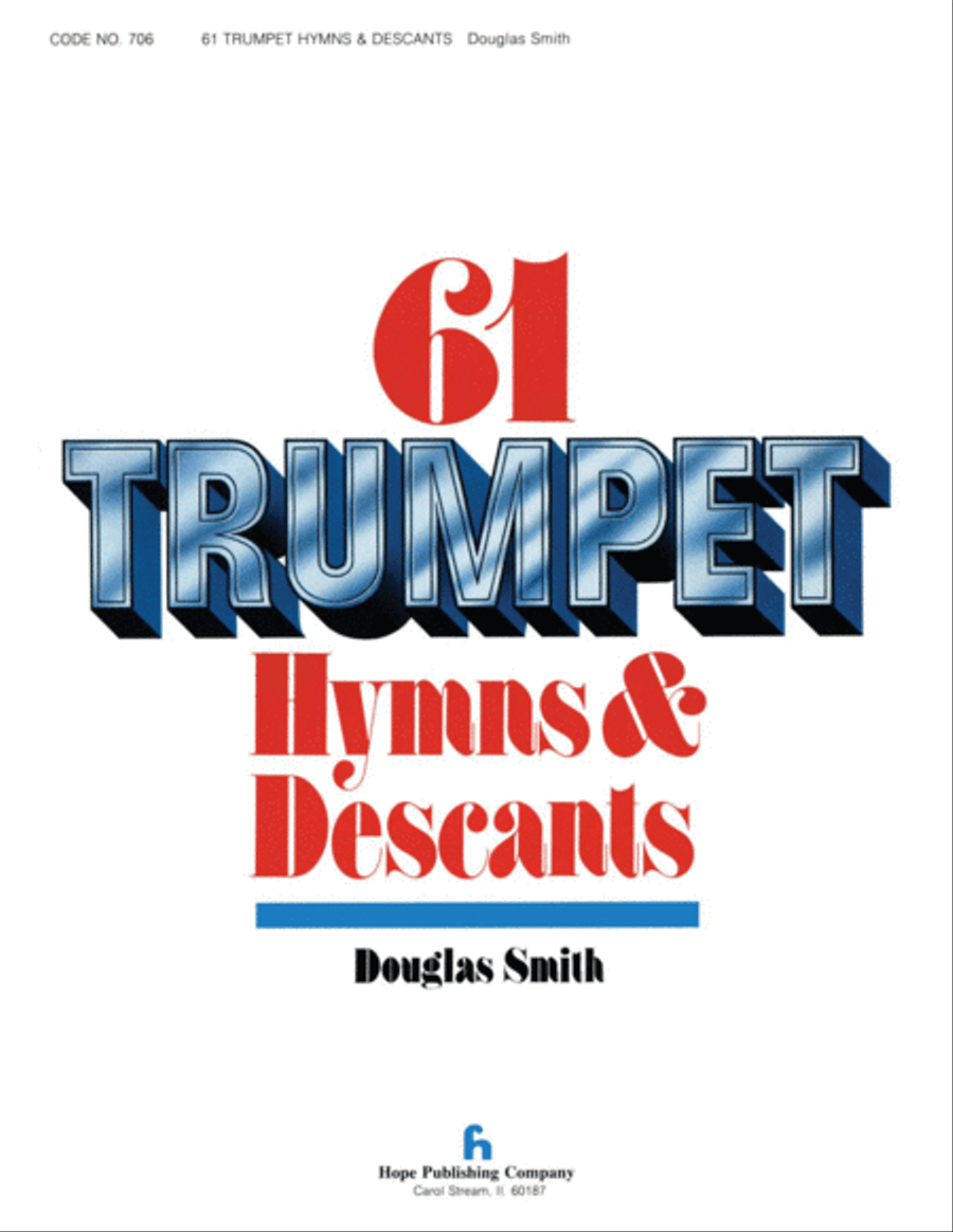 61 Trumpet Hymns and Descants, Vol. 1-Digital Download Trumpet Solo scores gallery preview page 1