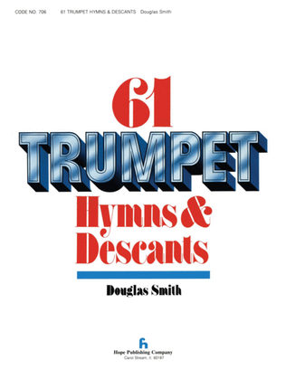 Book cover for 61 Trumpet Hymns and Descants, Vol. 1-Digital Download