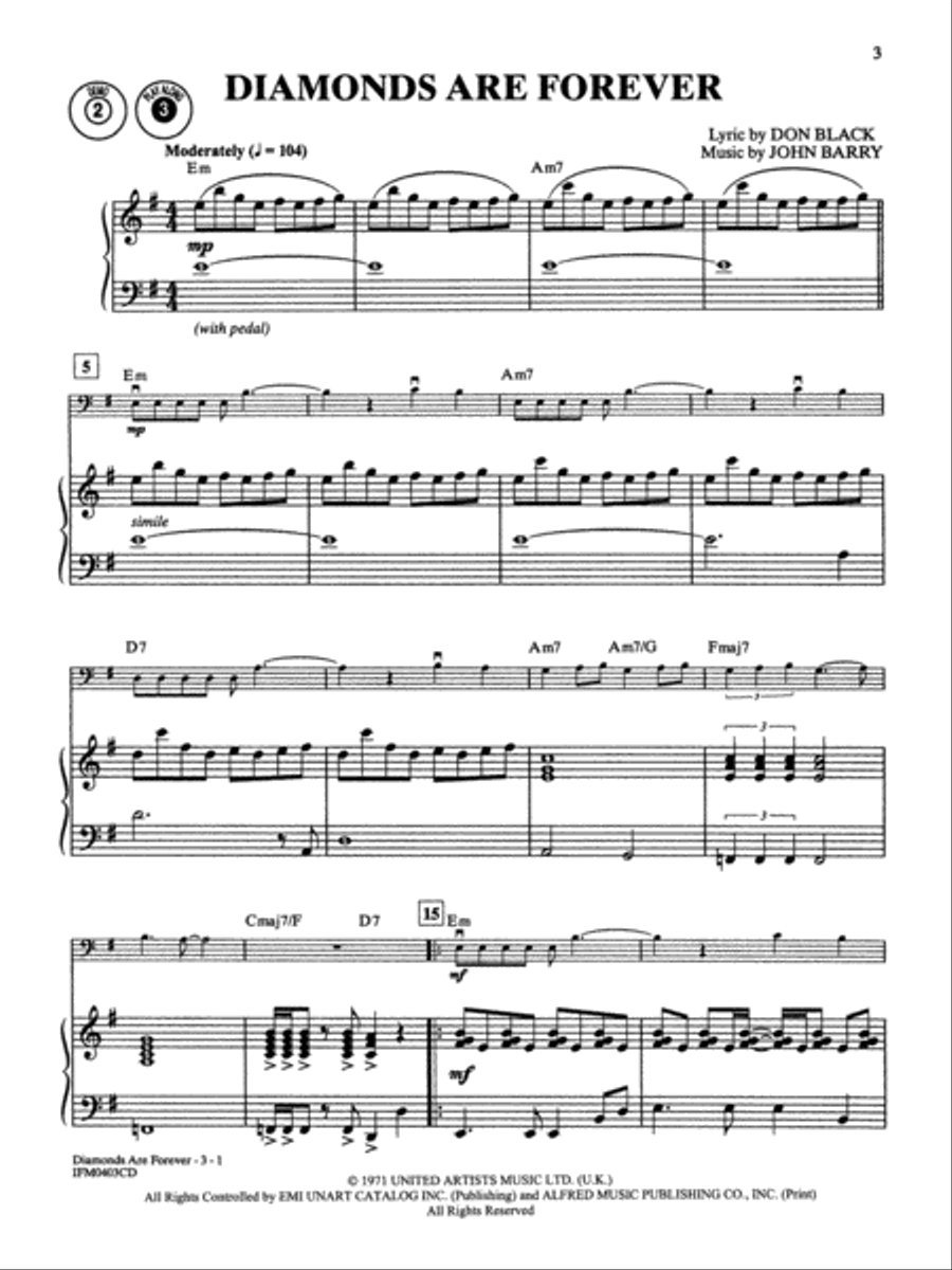 James Bond 007 Collection for Strings Voice scores gallery preview page 3