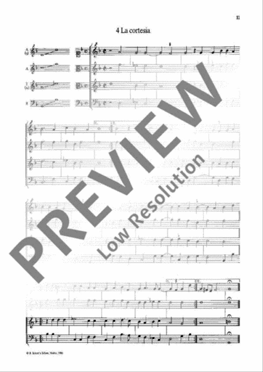 Dance Movements in four parts 4-Part scores gallery preview page 9
