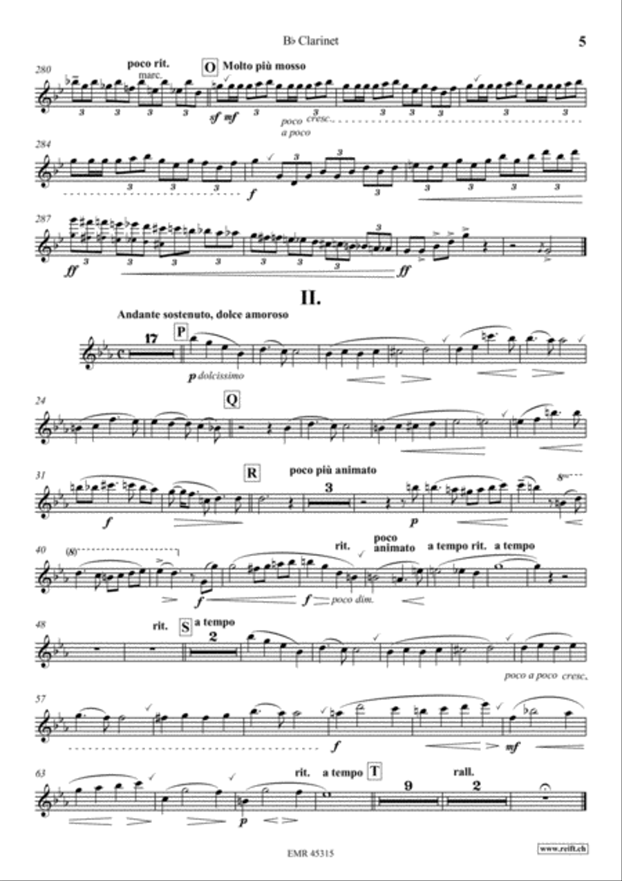 Konzert No. 1 f-moll Konzert No. 1 f-moll Clarinet Solo scores gallery preview page 6