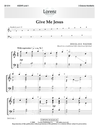 Give Me Jesus