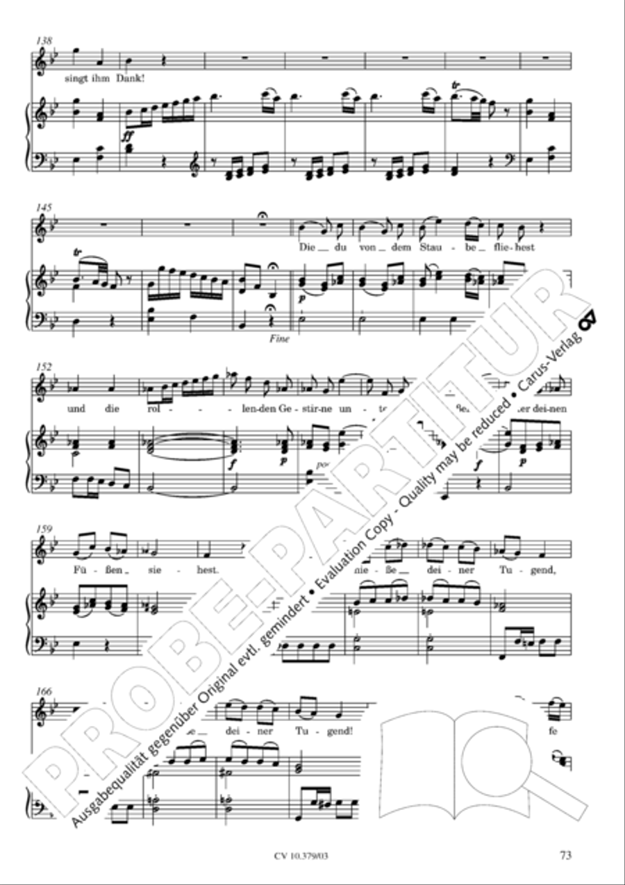Der Tod Jesu 4-Part scores gallery preview page 74