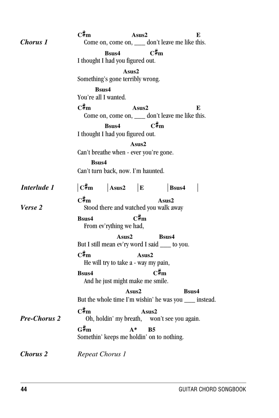 Haunted Acoustic Guitar scores gallery preview page 2