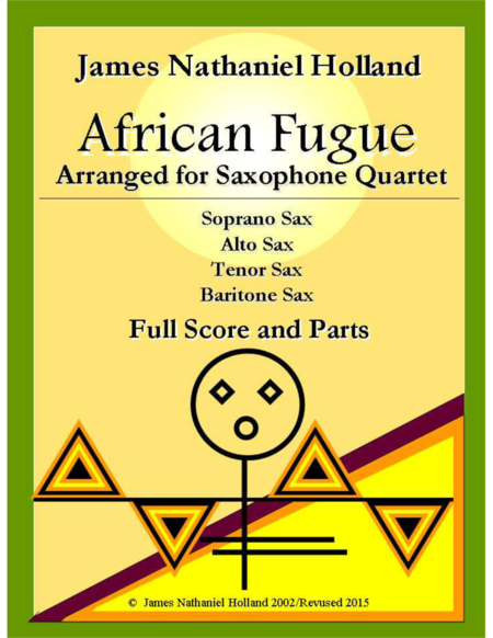 African Fugue for Saxophone Quartet image number null