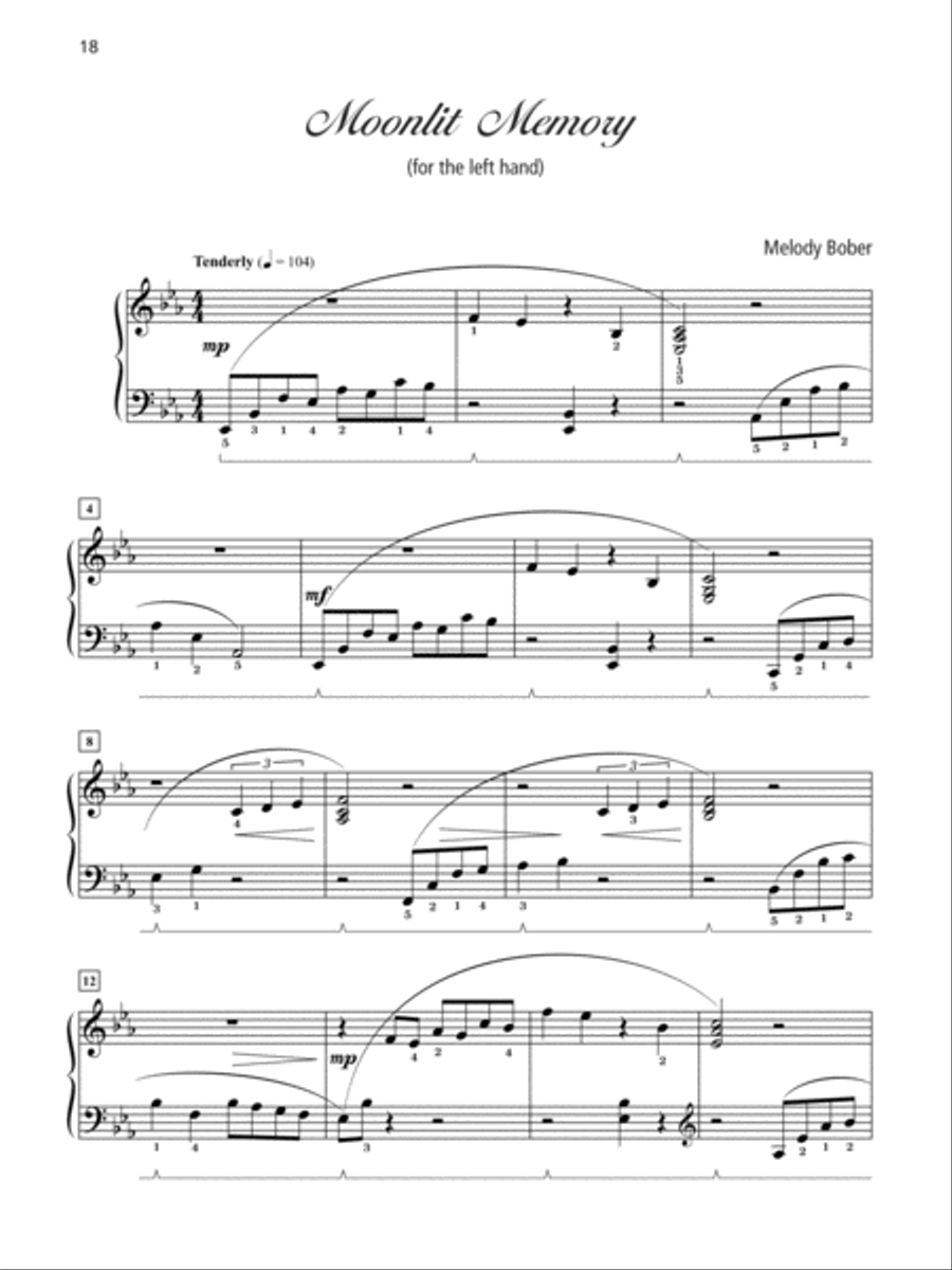 Grand One-Hand Solos for Piano, Book 6 Piano Solo scores gallery preview page 5