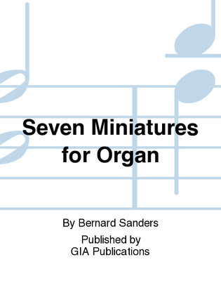 Book cover for Seven Miniatures for Organ