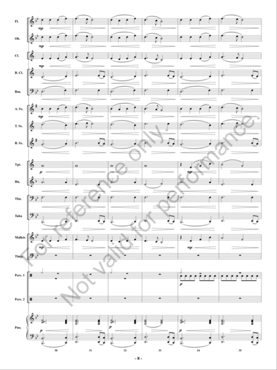 A Christmas Dream Concert Band scores gallery preview page 9
