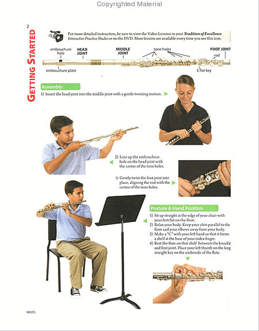 Tradition of Excellence Book 1 - Flute Concert Band Methods scores gallery preview page 2