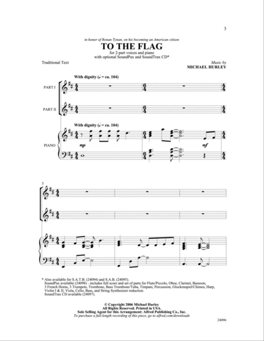 To the Flag 2-Part scores gallery preview page 2