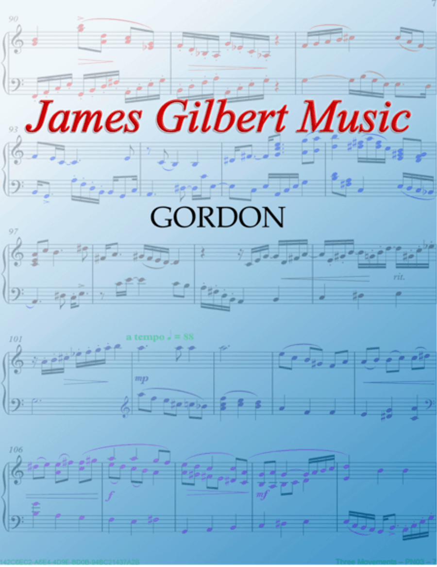 GORDON (My Jesus, I Love Thee) Small Ensemble scores gallery preview page 1