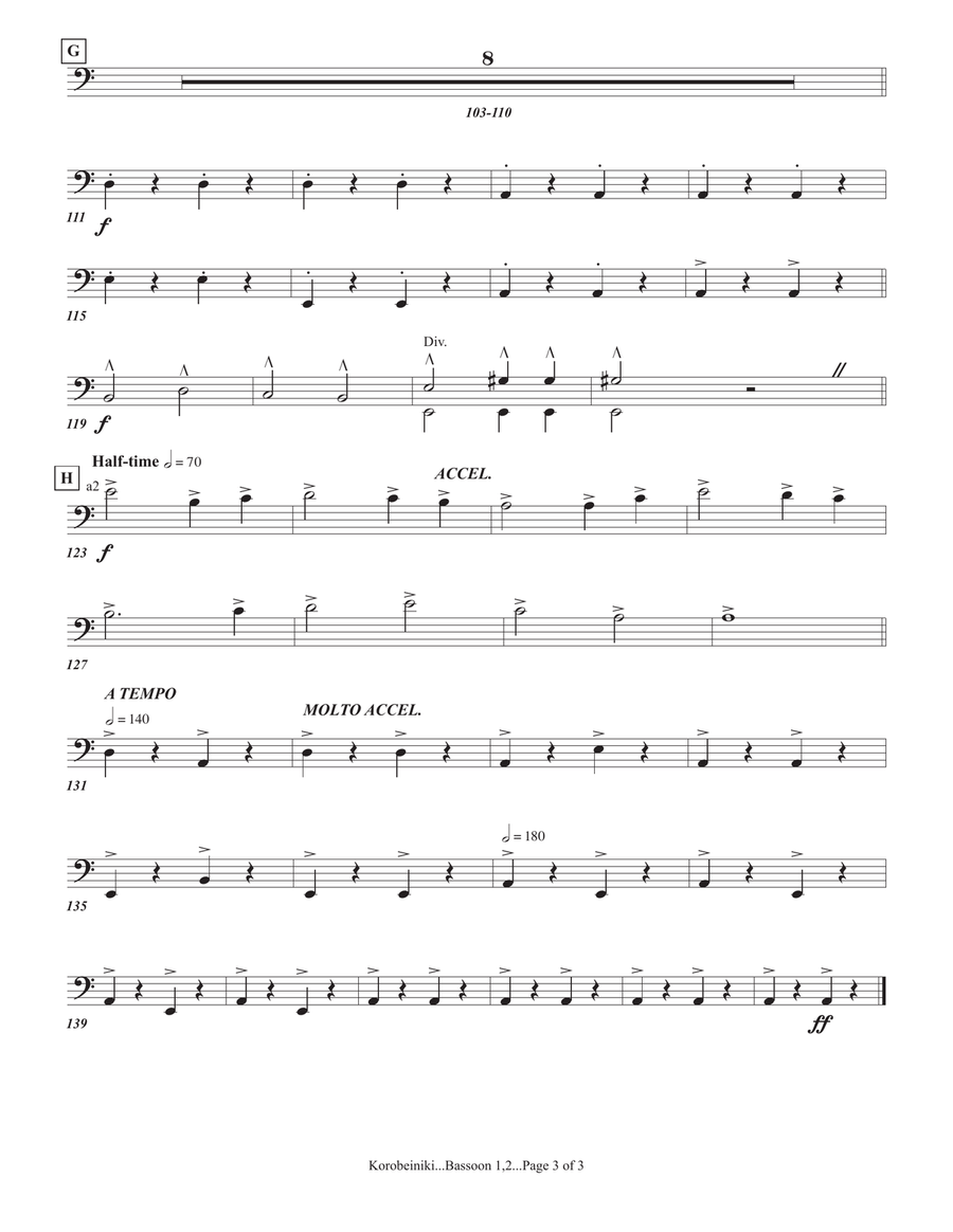 Korobeiniki (from Tetris) Full Orchestra scores gallery preview page 6