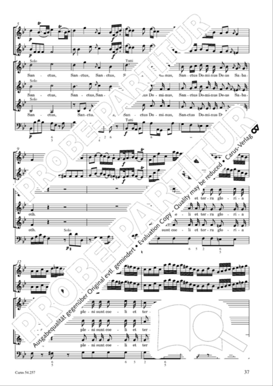 Missa Sancti Aloysii SSA scores gallery preview page 38