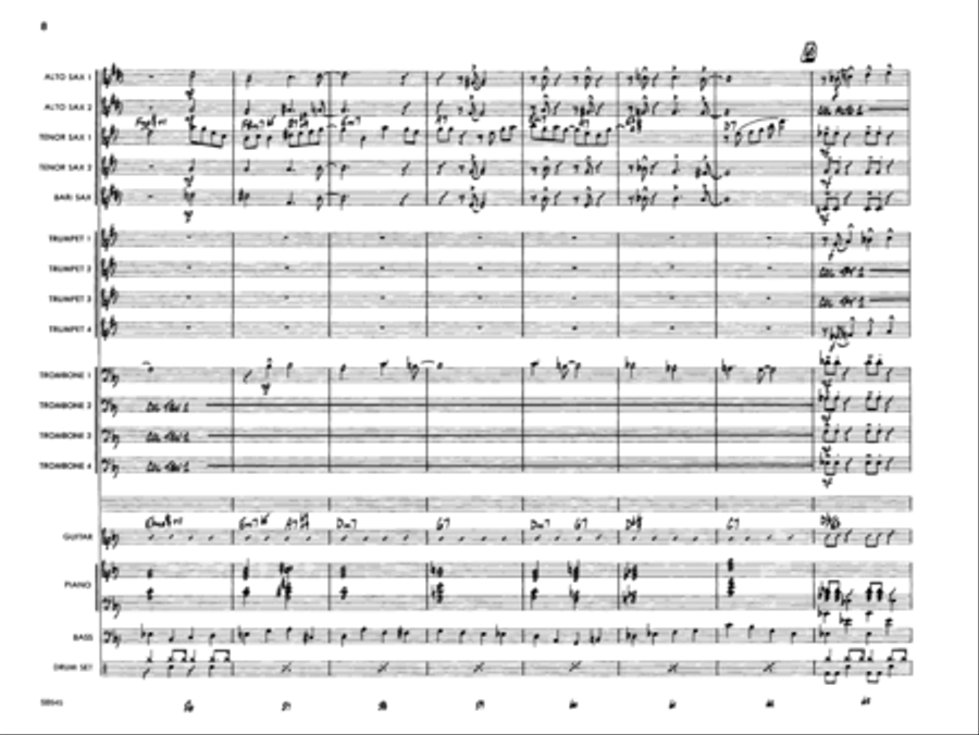 You Can't Get There From Here! Jazz Ensemble scores gallery preview page 9
