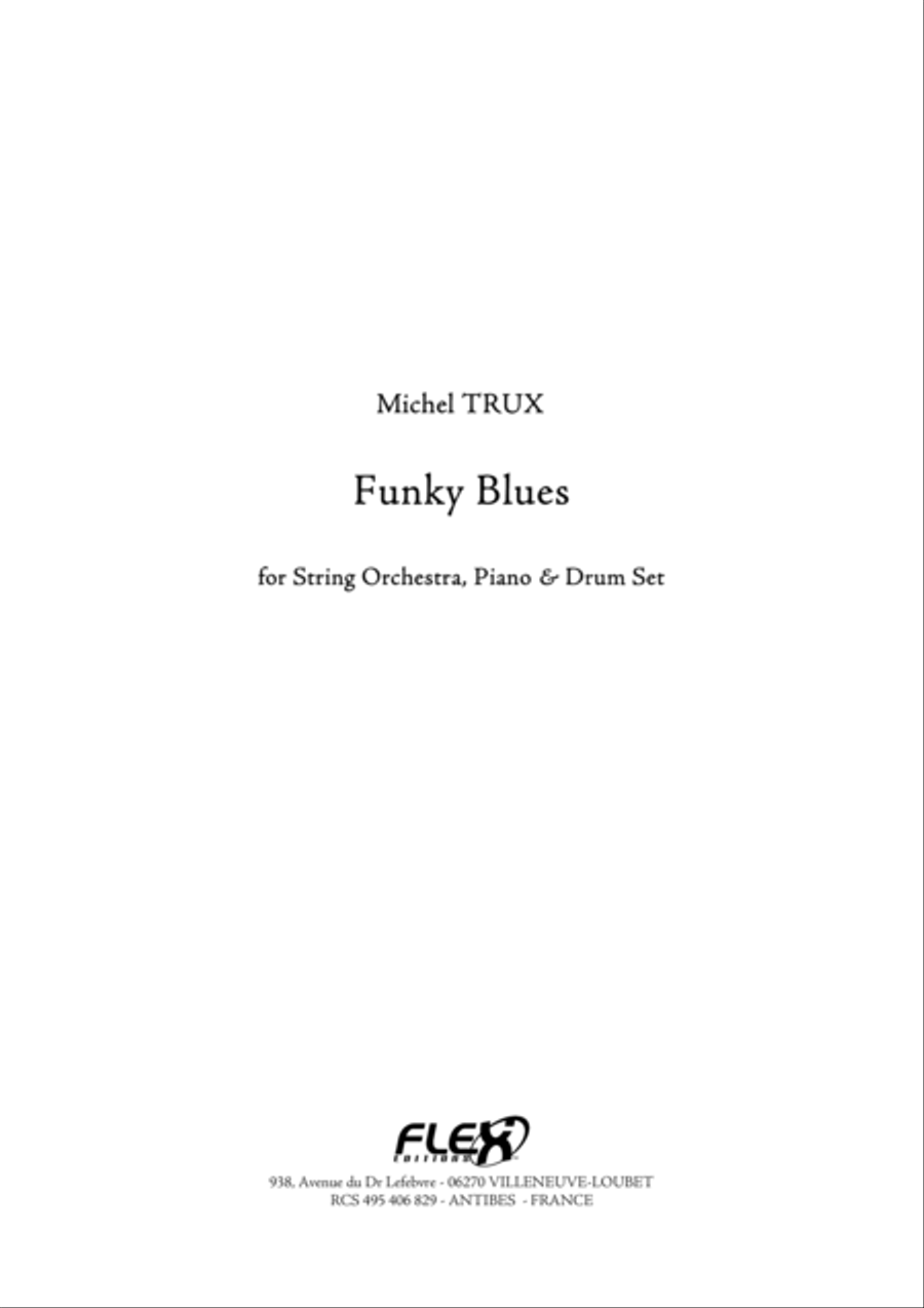 Funky Blues Funky Blues String Orchestra scores gallery preview page 1