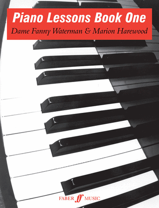 Book cover for Piano Lessons, Book 1