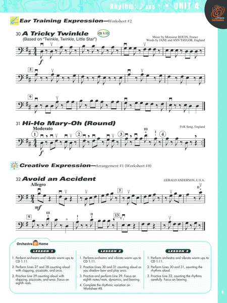 Orchestra Expressions: Student Edition, Book Two - String Bass