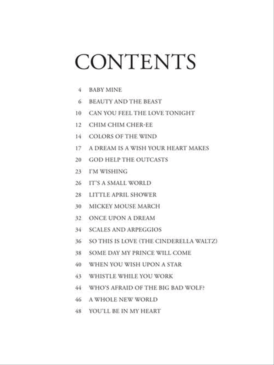 Disney Songs for Classical Guitar Acoustic Guitar scores gallery preview page 3