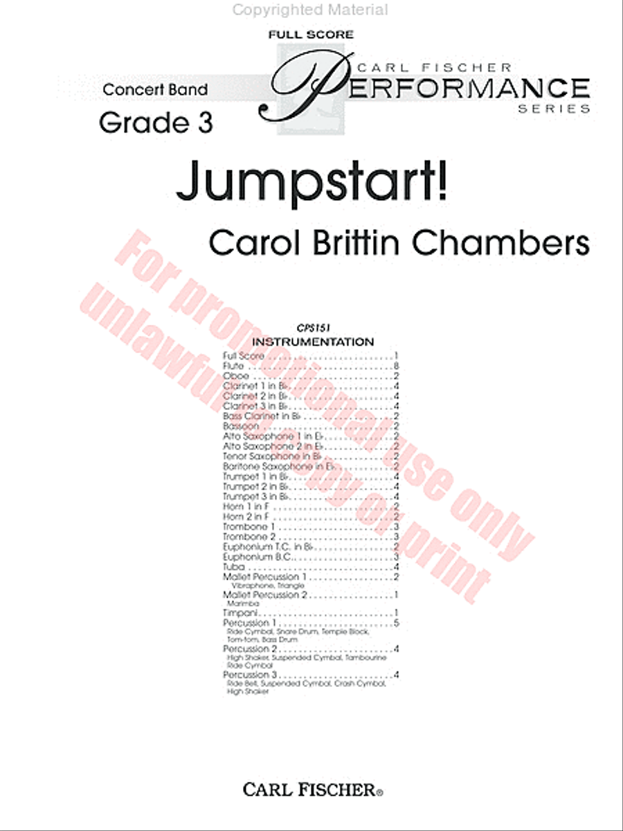 Jumpstart Concert Band scores gallery preview page 2