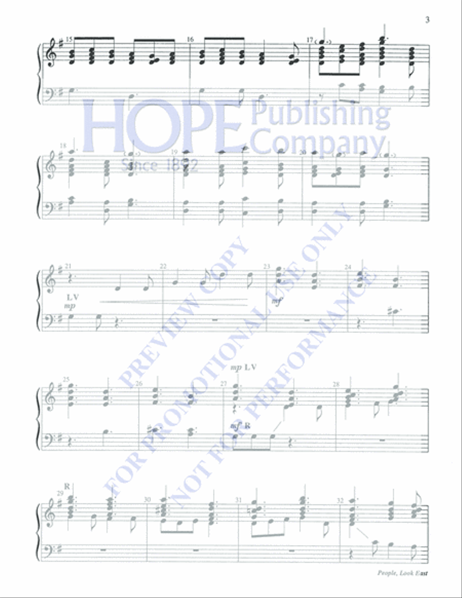 People, Look East 3-Octaves scores gallery preview page 3