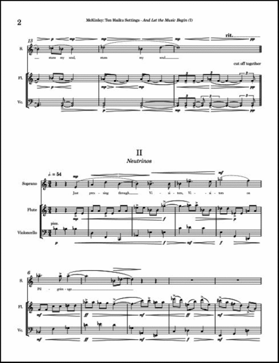Ten Haiku Settings Choir scores gallery preview page 4
