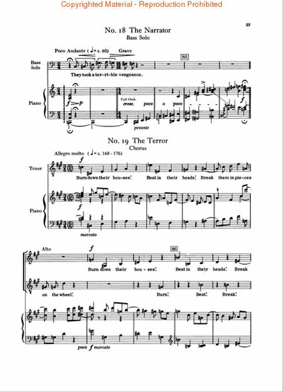 A Child of Our Time Choir scores gallery preview page 4